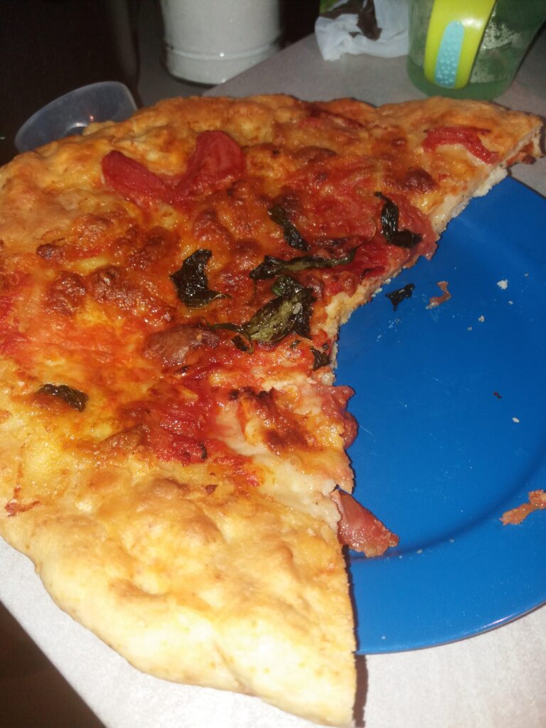 pizza margherita con lievito istantaneo pizzaiolo